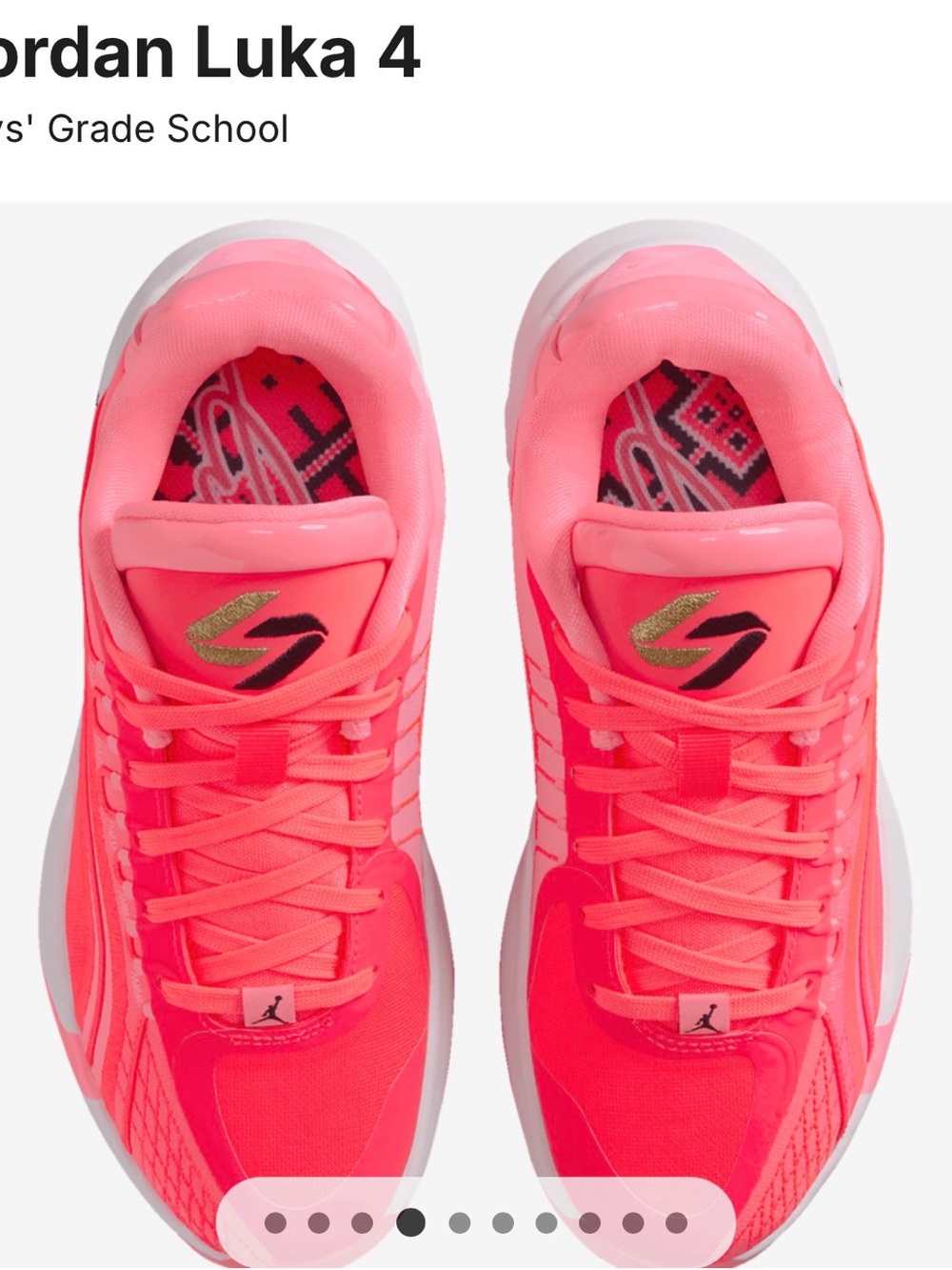 Jordan Girls' Luka 4 Basketball Shoes